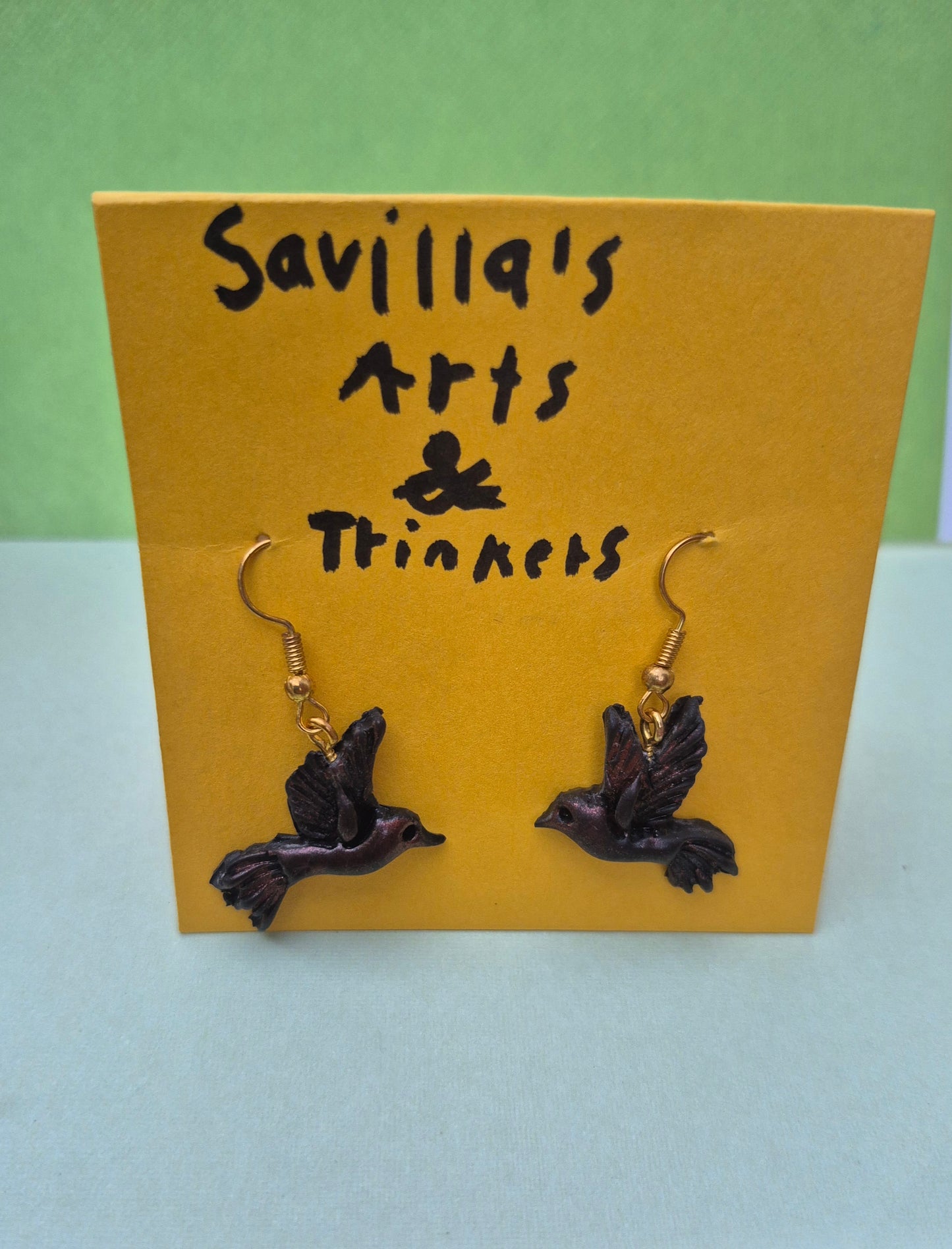 Hummingbird earrings!
