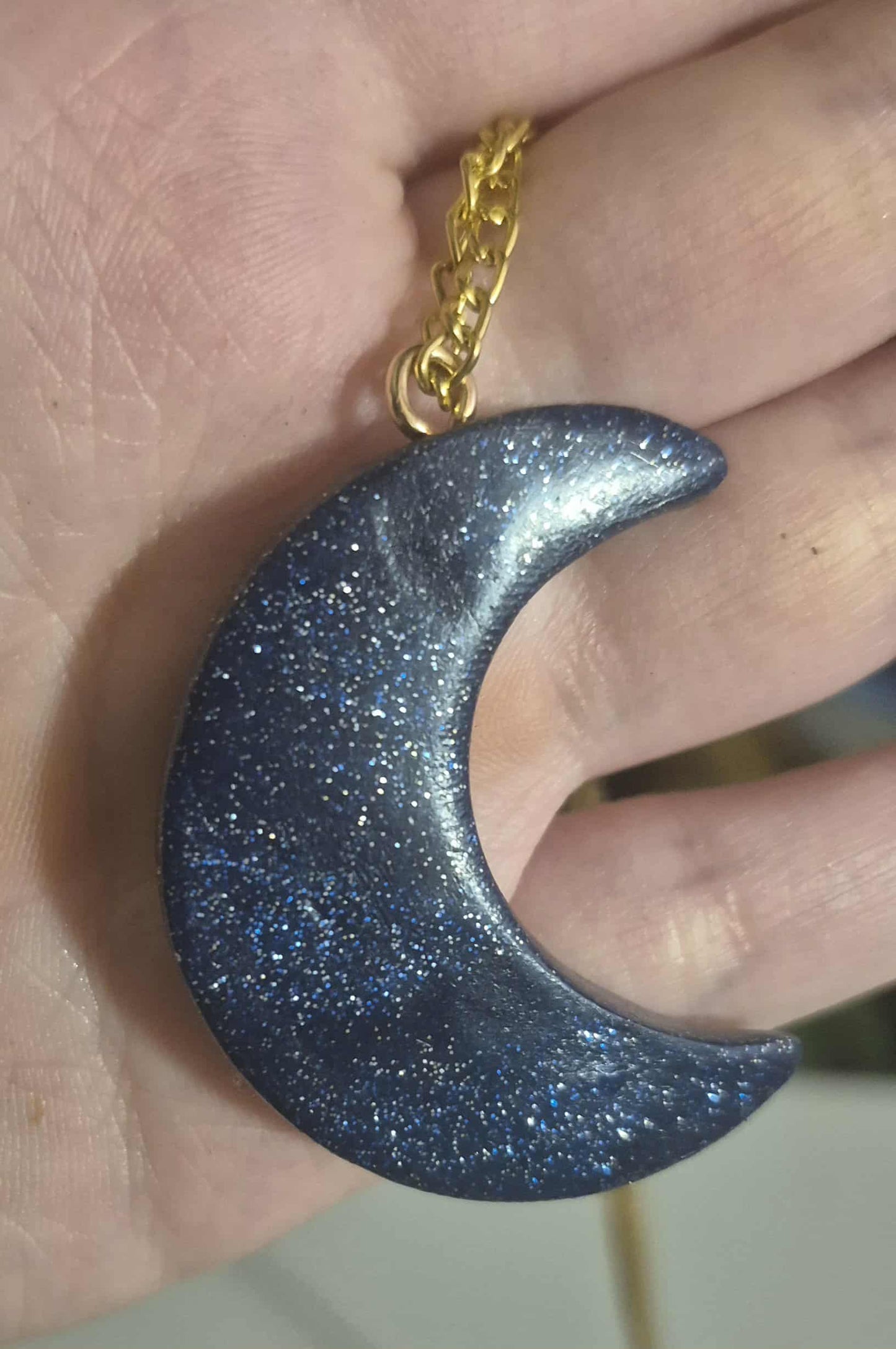 Galaxy Moon necklace & earrings set