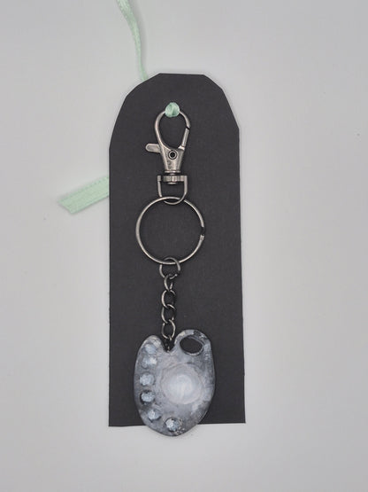 one of a kind handmade pallet keychain