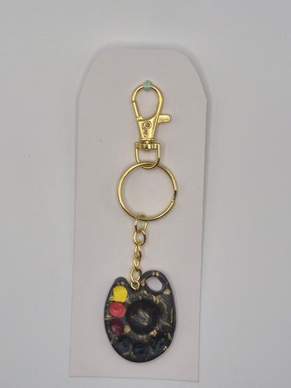 one of a kind handmade pallet keychain