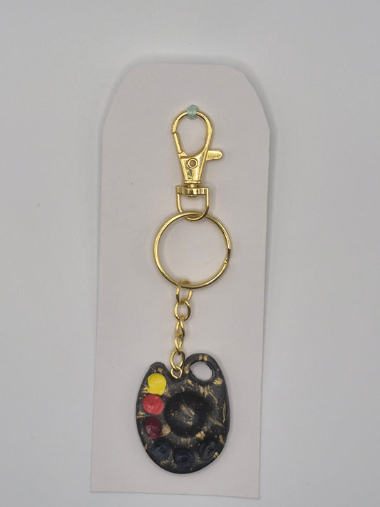 one of a kind handmade pallet keychain
