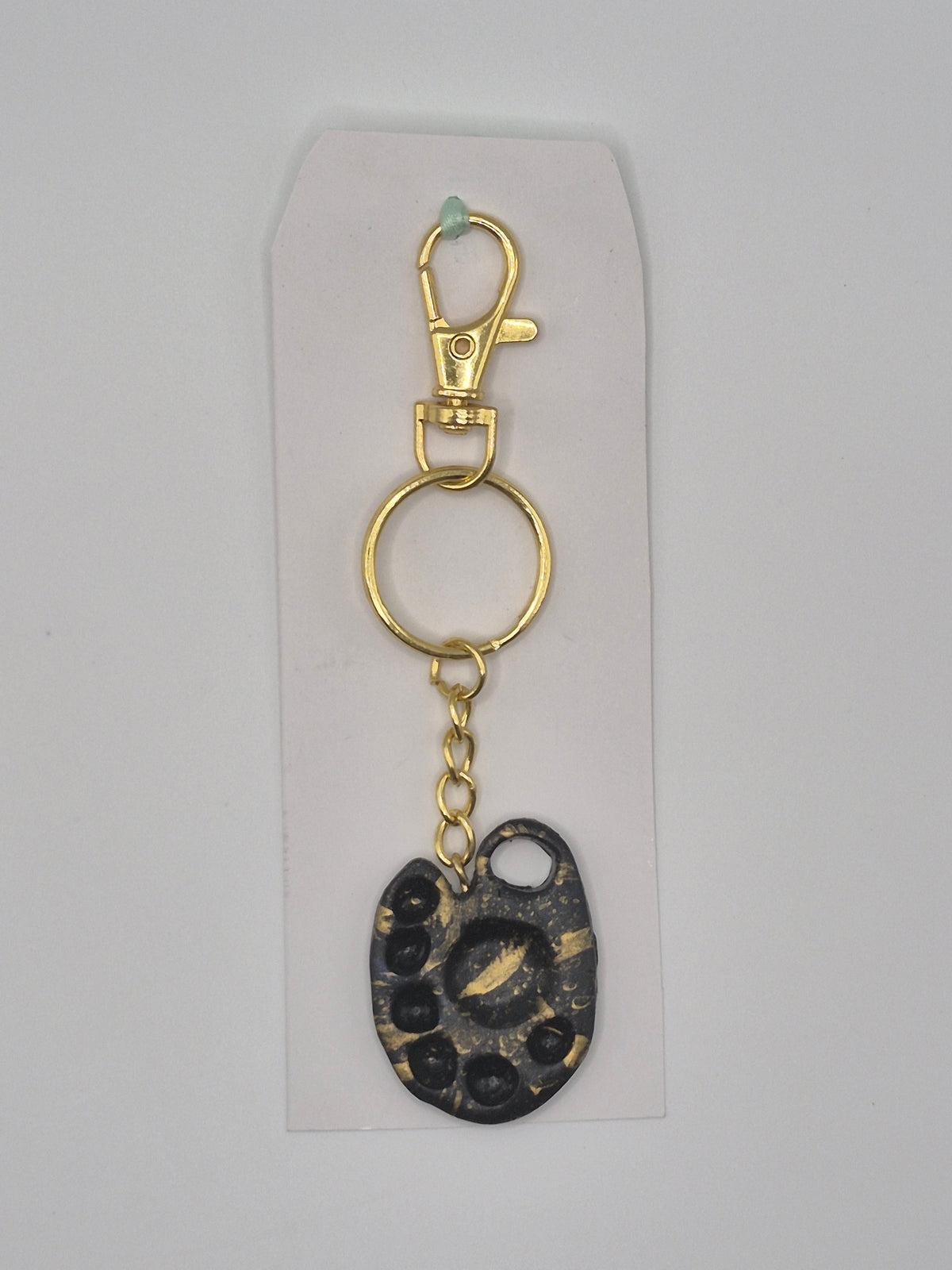 one of a kind handmade pallet keychain
