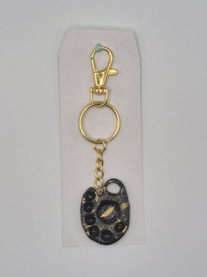 one of a kind handmade pallet keychain