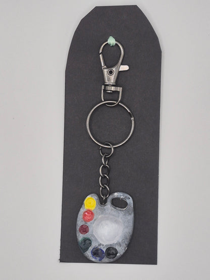 one of a kind handmade pallet keychain