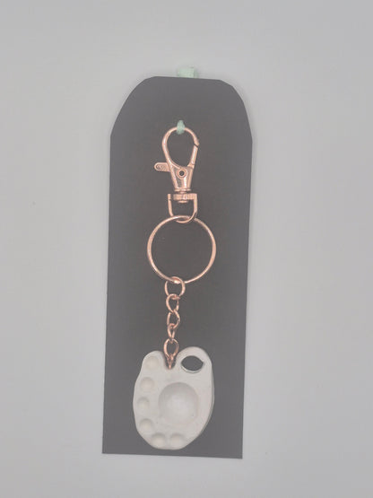 one of a kind handmade pallet keychain