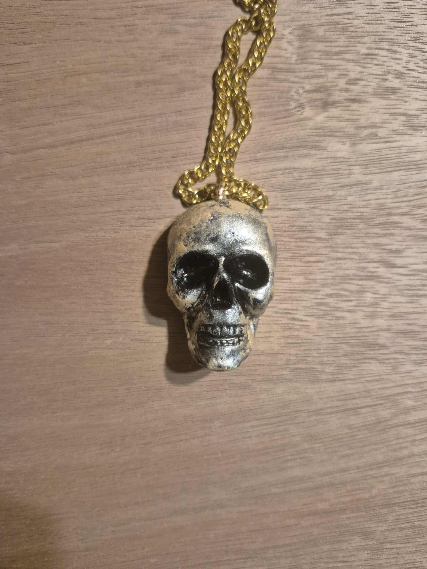 Gold Skull Necklace
