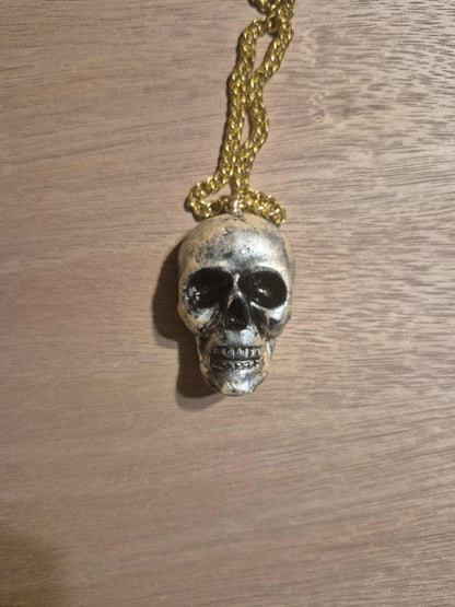 Gold Skull Necklace