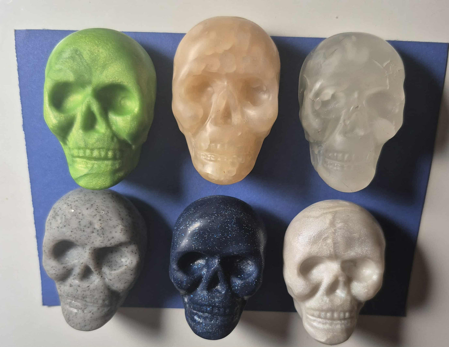 Gemstone Skull Magnets