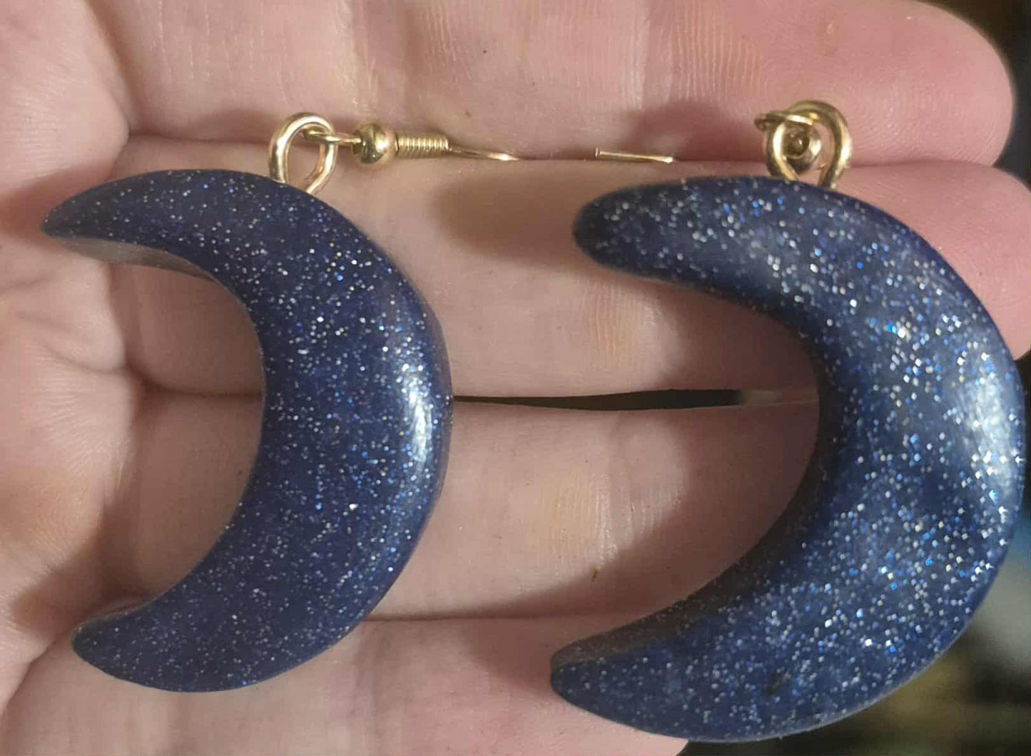 Galaxy Moon necklace & earrings set