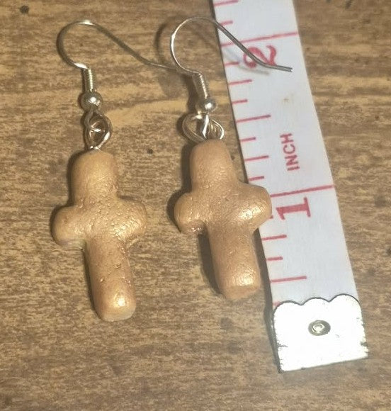 Cross earrings