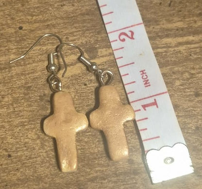 Cross earrings