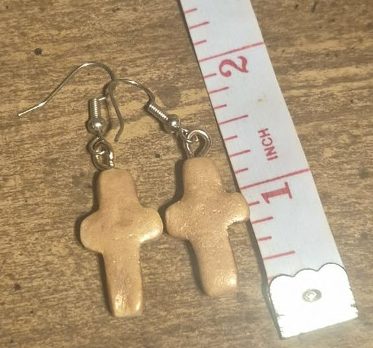 Cross earrings