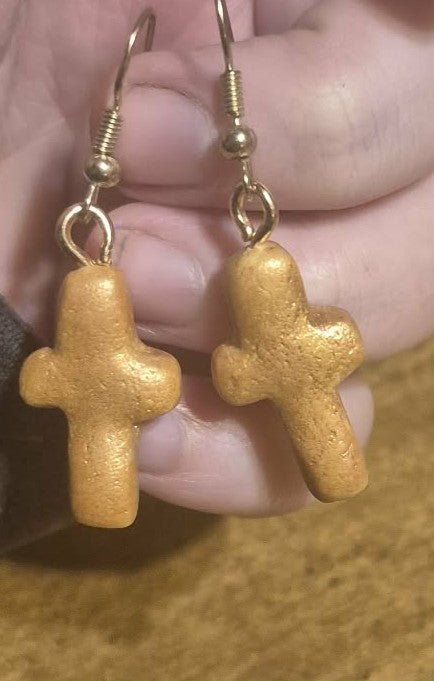 Cross earrings