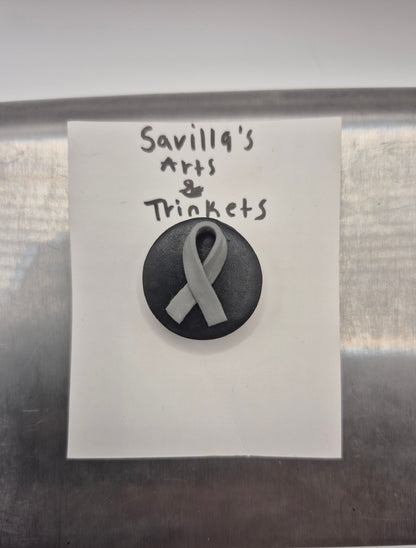 Cancer Awareness Ribbon Magnet
