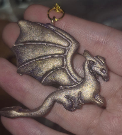 🐉 Handmade Dragon Necklace , A Magical Little Treasure ✨