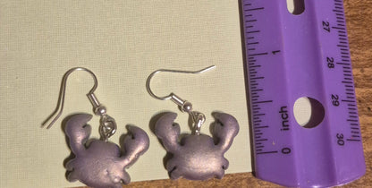 Crab earrings