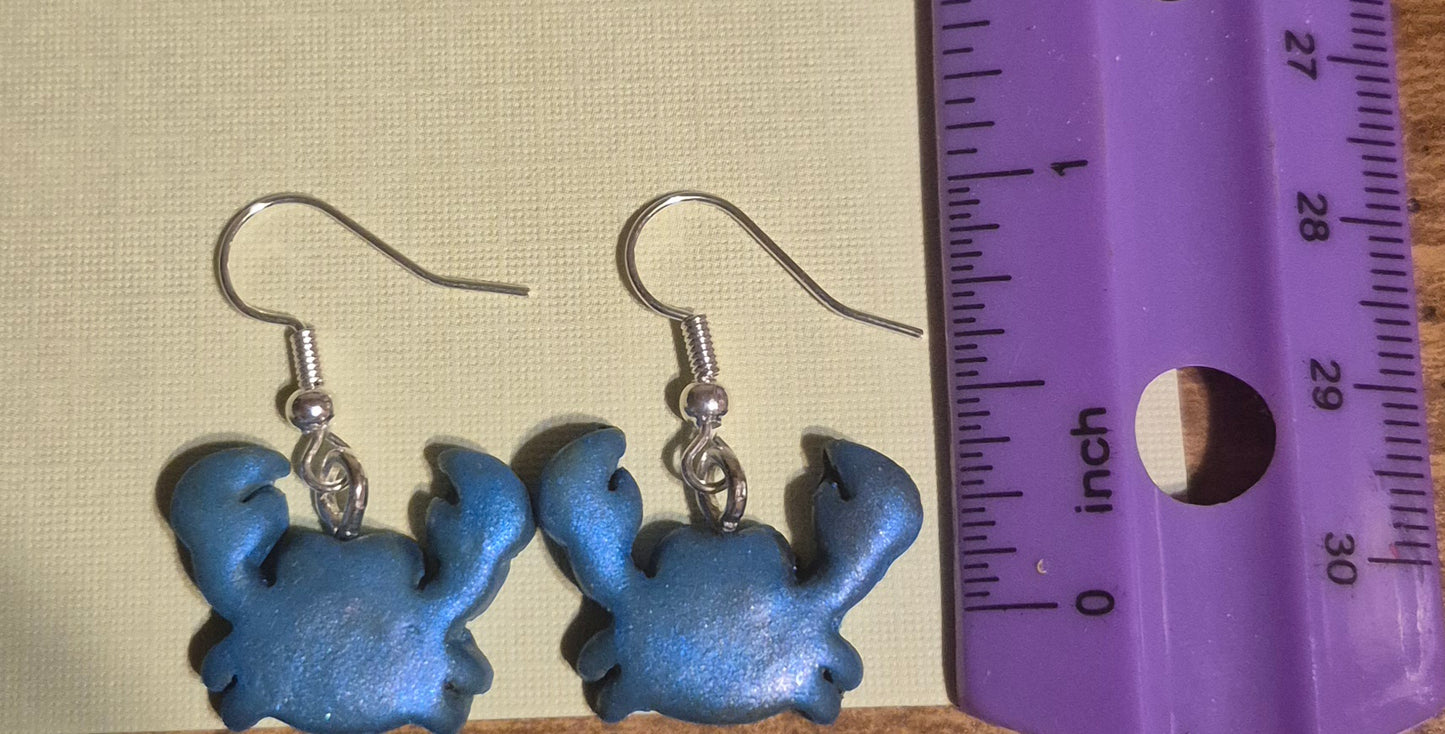 Crab earrings
