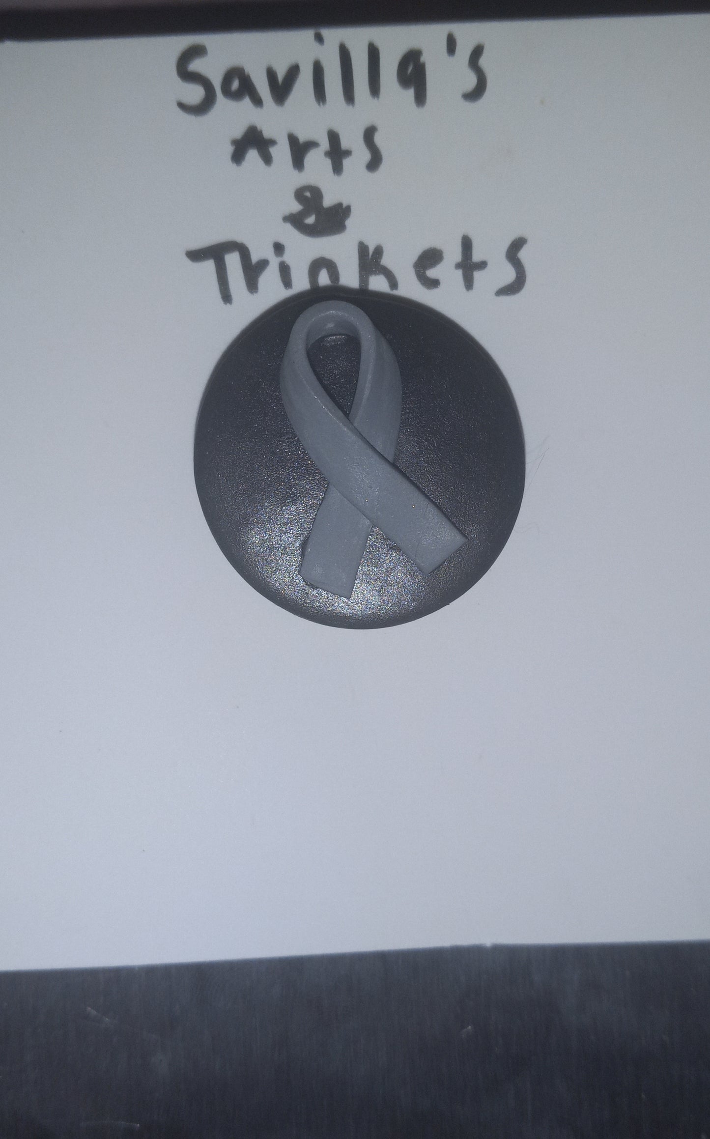 Small Cancer Awareness Ribbon Magnet