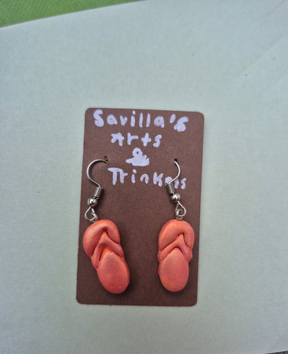 pearlescent coral flipflop