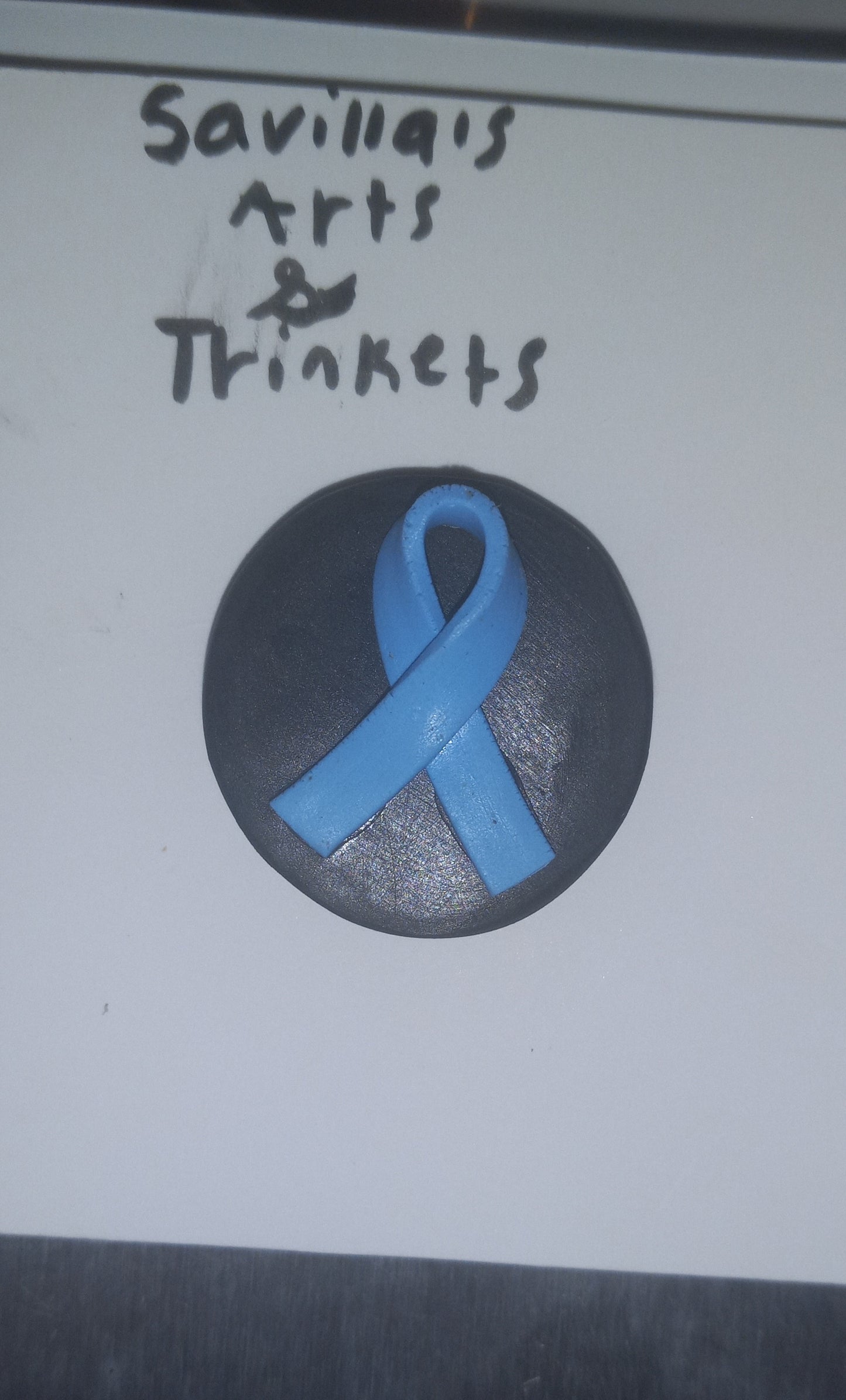 Small Cancer Awareness Ribbon Magnet