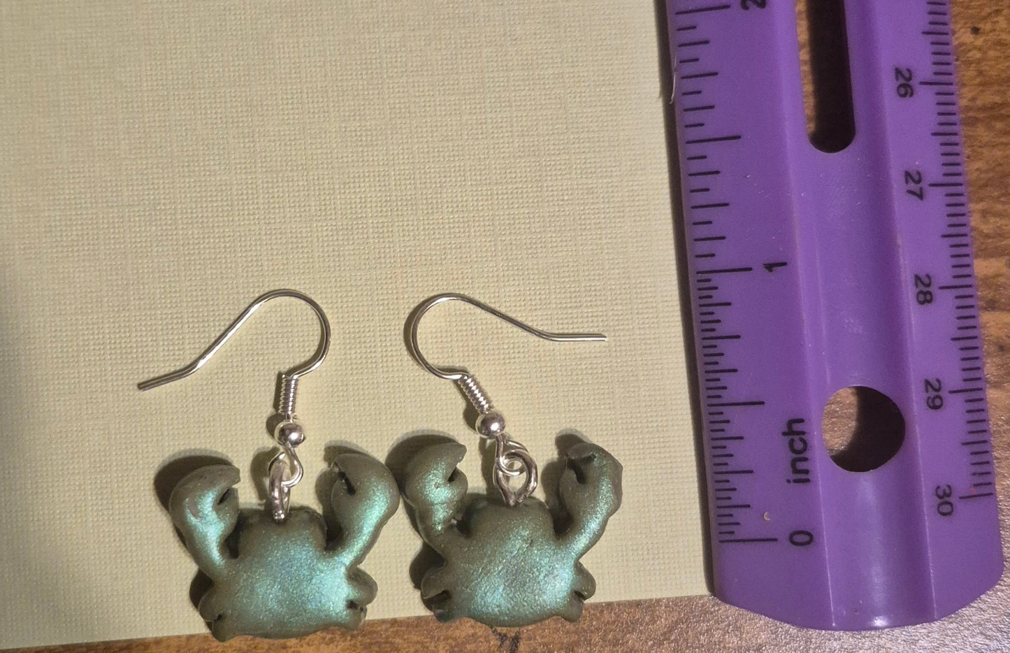 Crab earrings