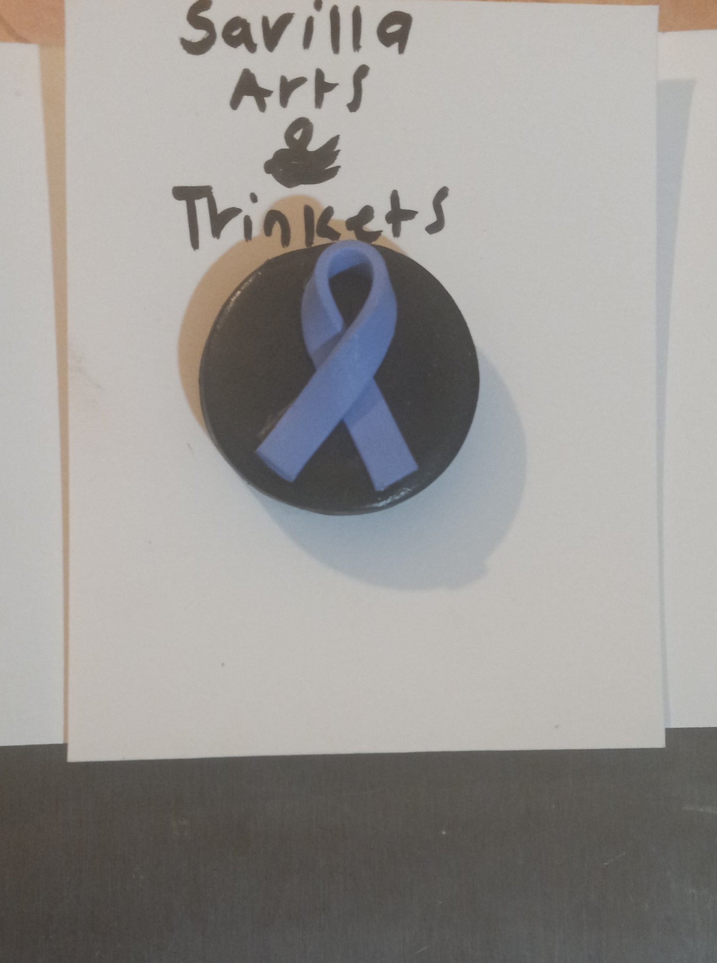 Small Cancer Awareness Ribbon Magnet